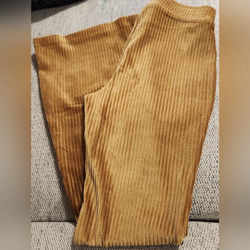 Aerie Groove On High Waisted Velour Flare Pant size Small regular NWT - Picture 6 of 6